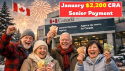 Goodbye to Financial Stress as CRA Announces $2,200 New Year Support Payment for Seniors on 10 January 2026